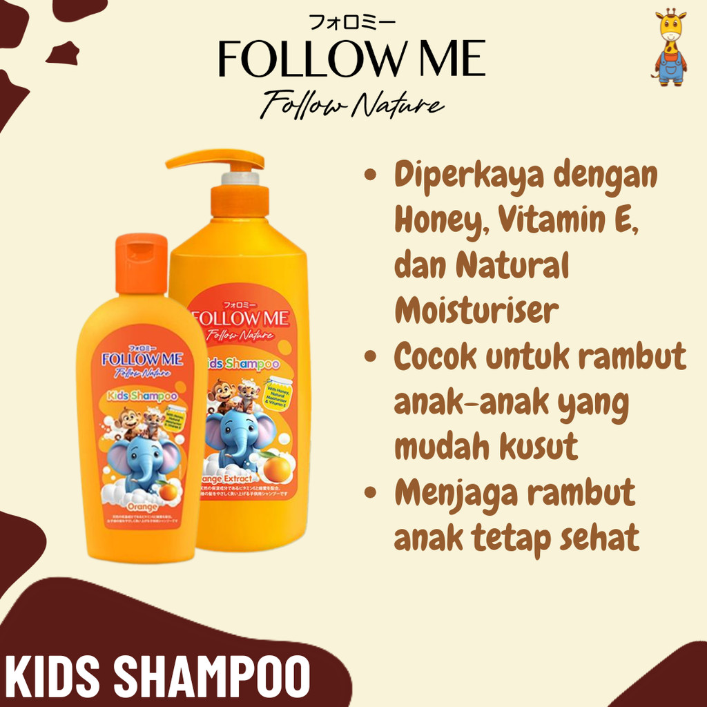 Follow Me Kids Shampoo - Shampoo Anak