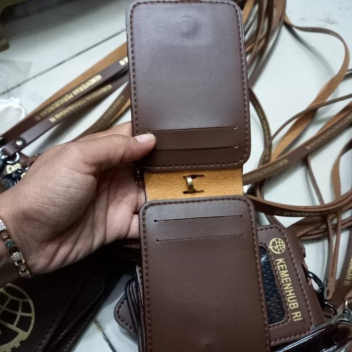 

Promo Lanyard Nametag Id Card Holder KEMENHUB - Biru