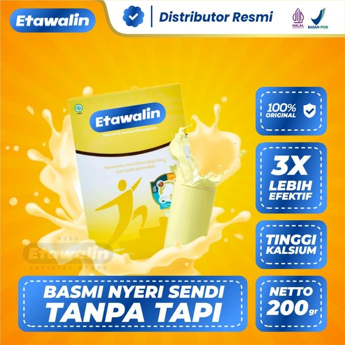 

[Promo] ETAWALIN - Susu Nyeri Sendi & Tulang Asam Urat Kebas Reumatik - 1 BOX