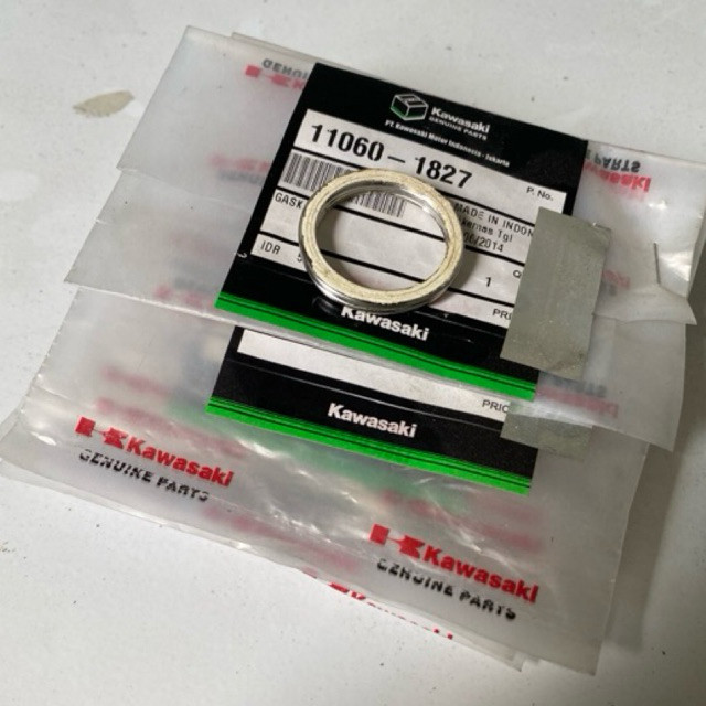 paking knalpot kawasaki kaze r gasket knalpot kenalpot kaze r 11060-1827