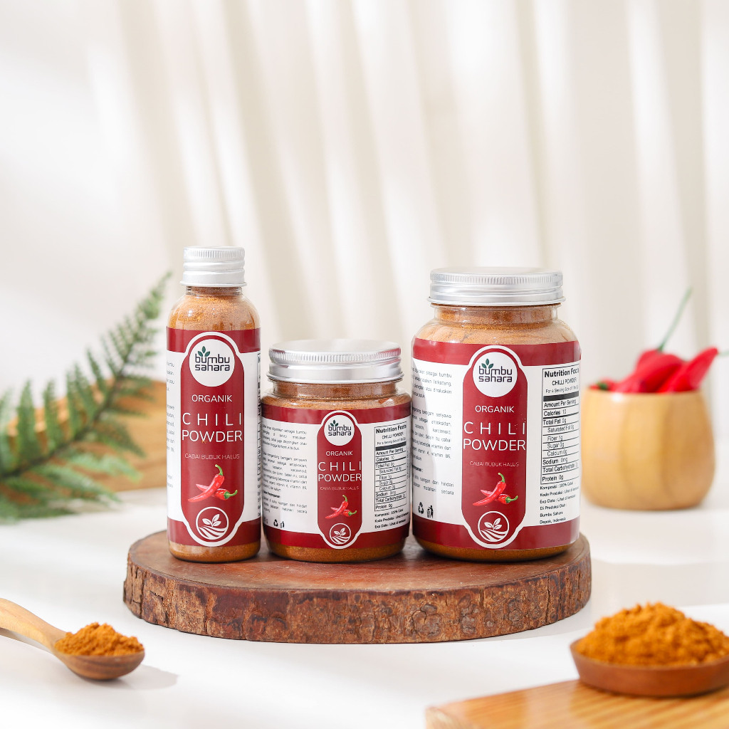 

Bumbu Sahara Cabai Bubuk Murni Pedas Premium Chilli Powder Halus Cabe Bubuk Cabe Kering
