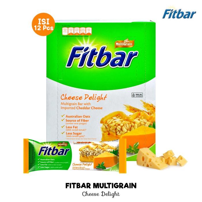 

Fitbar Camilan Sehat isi 12 Fitbar Multigrain Bar Snack Sehat - CHOCO ISI 12