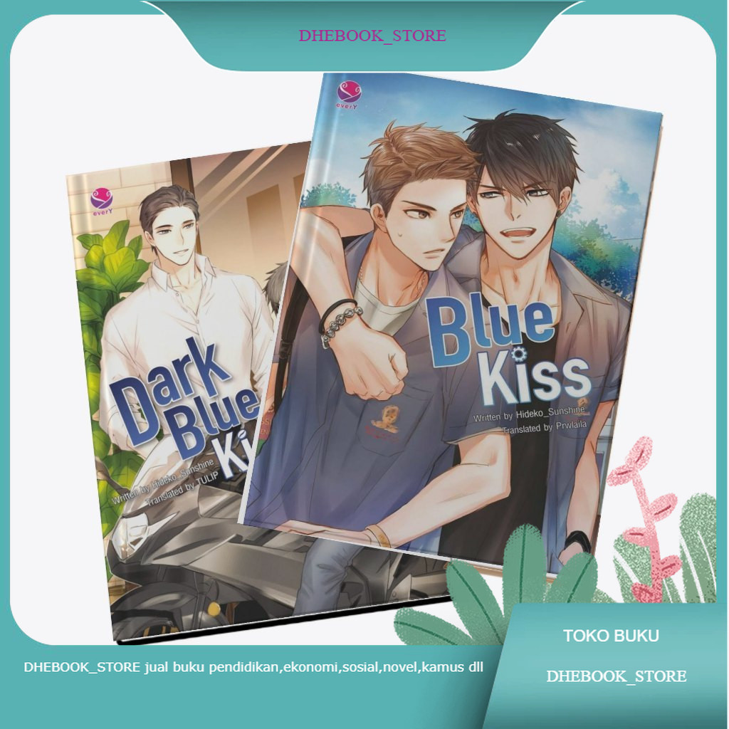 Buku Blue Kiss & Dark Blue Kiss By Hideko Sunshine Tulip