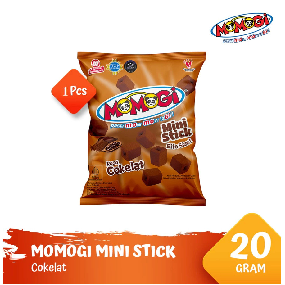 

Momogi Mini Stick Snack - Jagung Bakar Chocolate Keju- 20gr