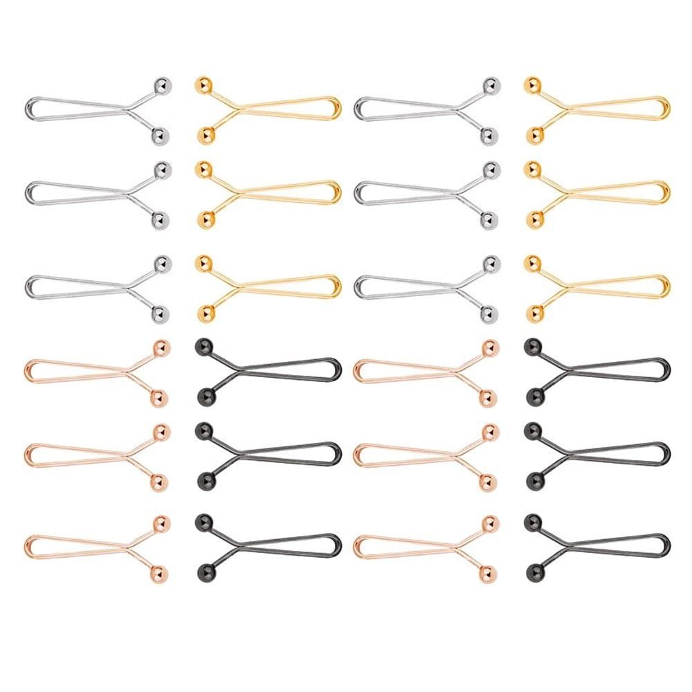 

12PCS U-Shaped Scarf Clip No-Snag Scarf Buckle for Women with Faux Pearls for Fixing Scarf or Headscarf DIY Sewing Accessories