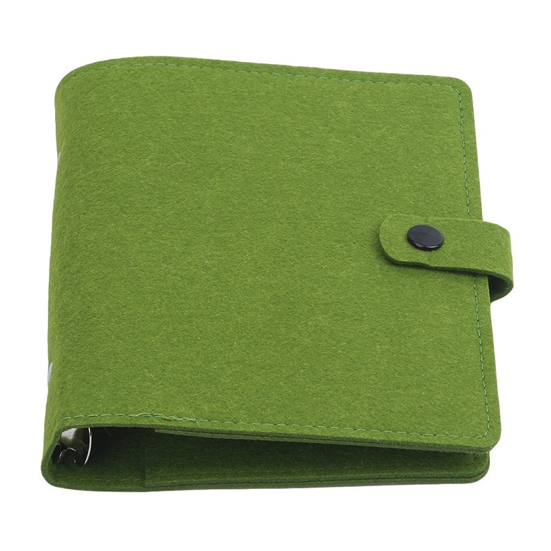 

A5 A6 Felt Shell Cloth Fabric Notebook Paper Planner Inner Page Ring Binder Holder Portable Diary Gift Stationery Supplies