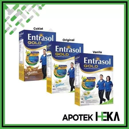 

[Best Seller] Entrasol Gold 340 g - Susu Tinggi Kalsium - Coklat
