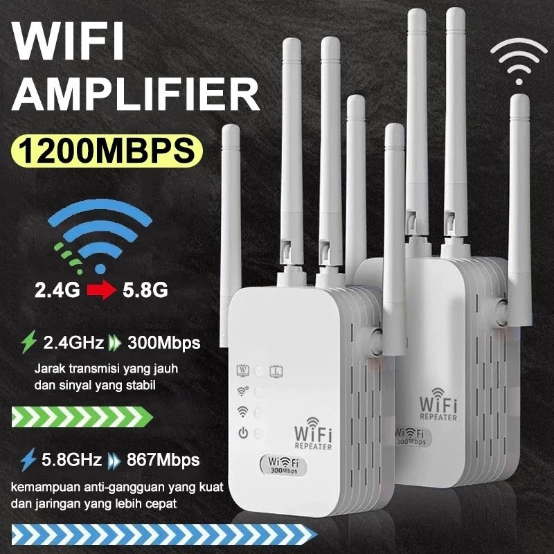 【COD】 Wifi 300Mbps/2.4G Repeater Wireless Wifi Range Extender Router Repeater Penguat Sinyal Amplifi