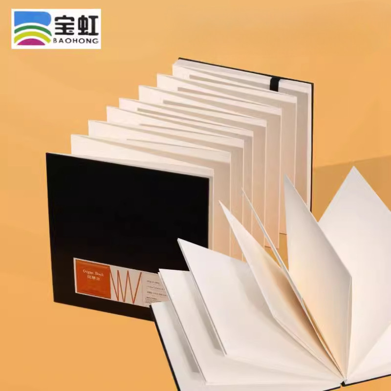 

30 Sheets Baohong Watercolor Organ Book 5.1meter 300g 100% Cotton Watercolor Journal, Large Landscape Drawing Pad