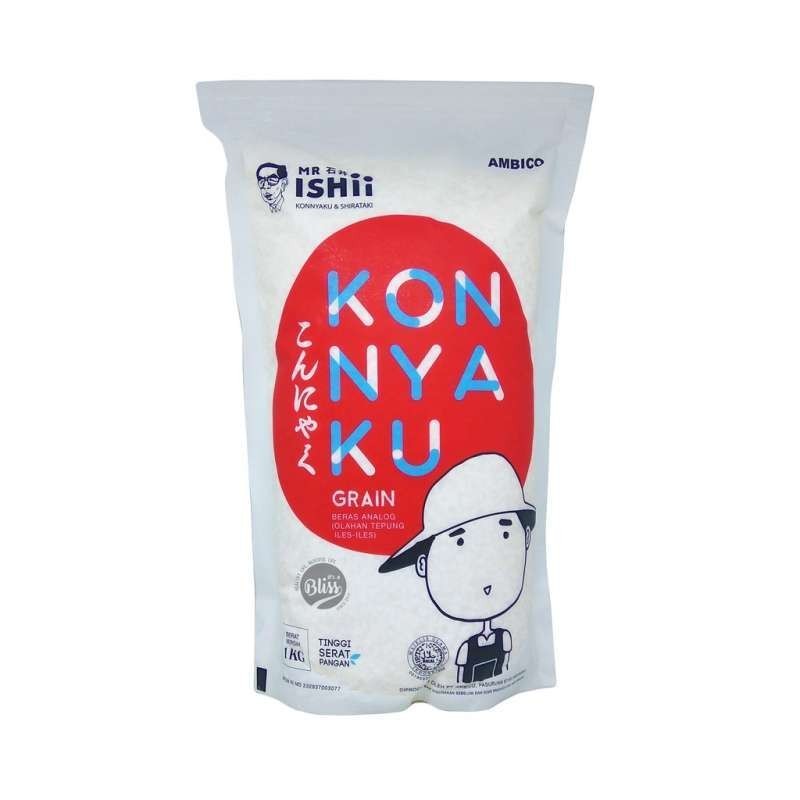 

mr.ishii konnyaku rice / beras konnyaku / shirataki rice / beras shirataki rice 1kg