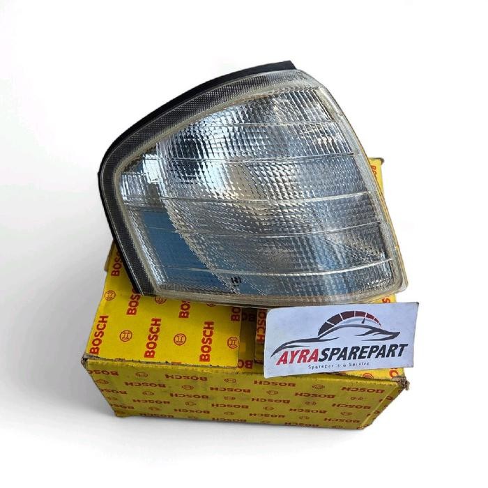 Lampu sein sen corner KANAN mobil Mercedes Benz Mercy W202 C-Class Original Bosch ( Putih )