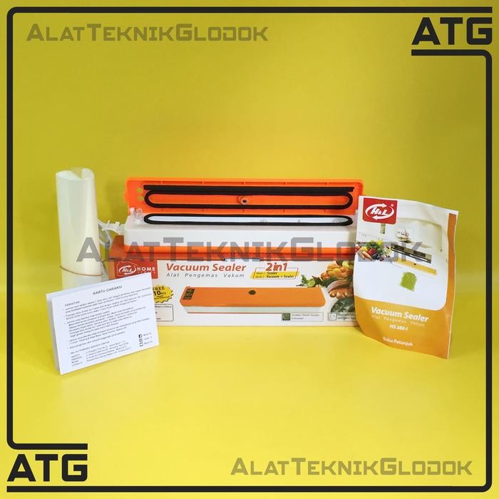 MESIN VACUM SEALER MAKANAN ALAT VAKUM PRES PLASTIK VACUUM H&L HS 280 i
