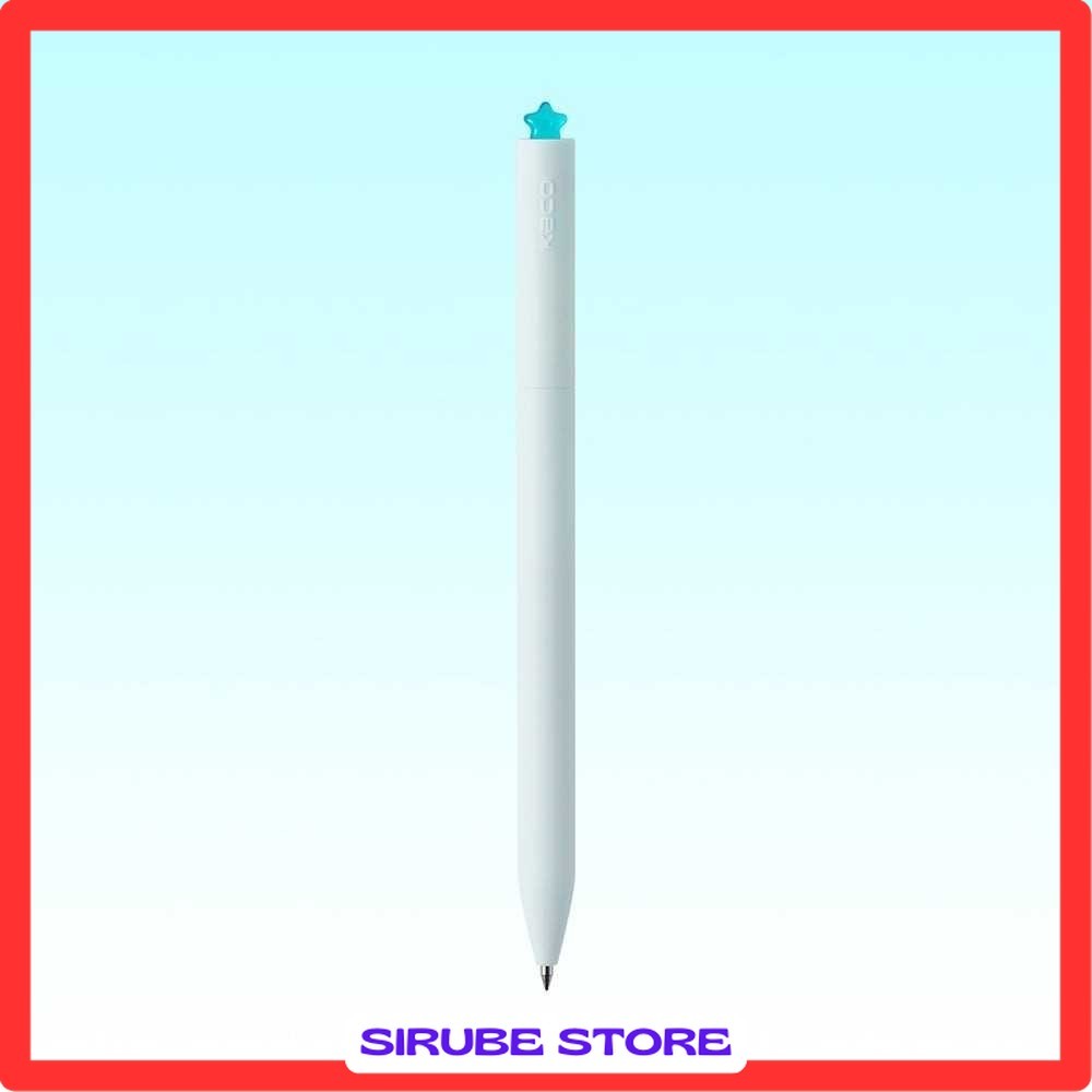 

Kaco Pena Pulpen Gel Dual Ballpoint Black Ink Star Deco 0.5mm 1 PCS - K1055