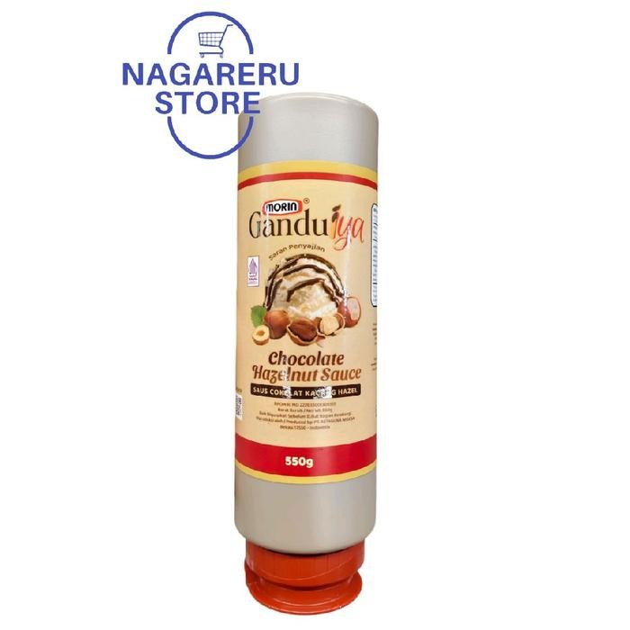 

Morin ganduiya chocolate hazelnut sauce (saus cokelat kacang hazel) 550gr