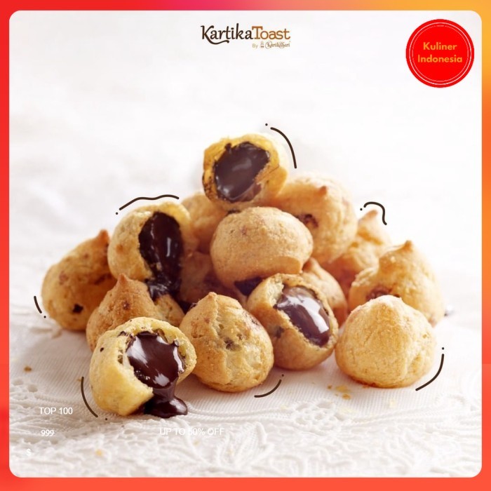 

Kue Soes Cream Kering KartikaSari Soesnack Kartika Toast Oleh Oleh Bandung