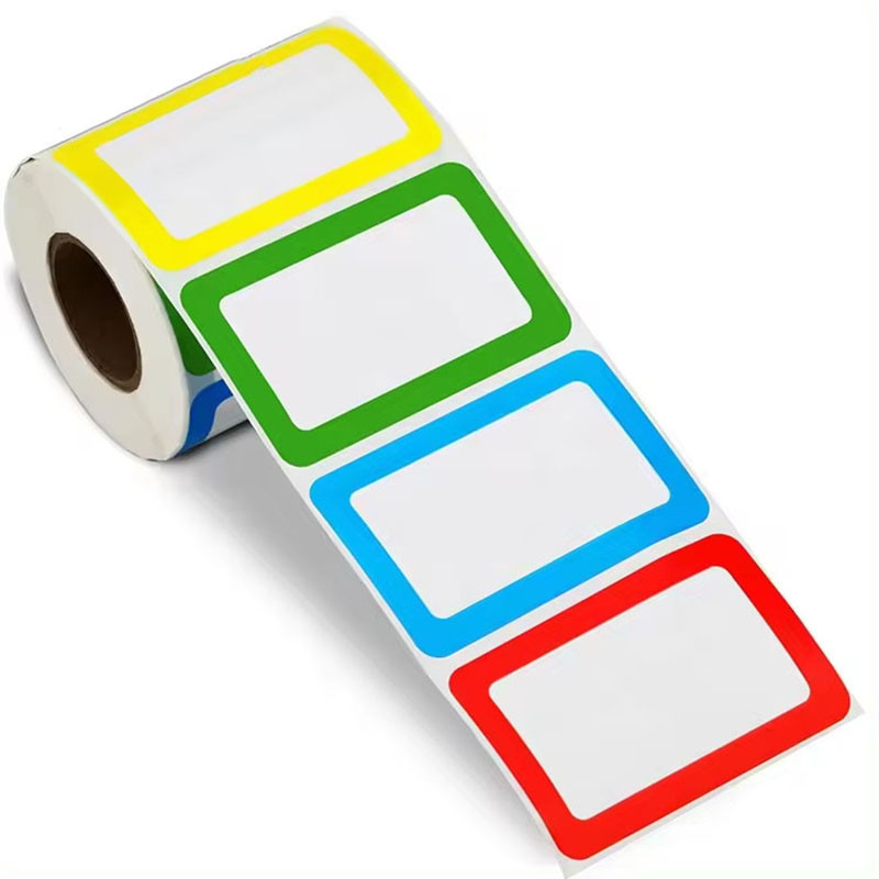 

250pcs/roll Colorful Blank Handwritten Name Stickers Labels Children School Teacher Offer Stationery Sticker Water Bottle Desk