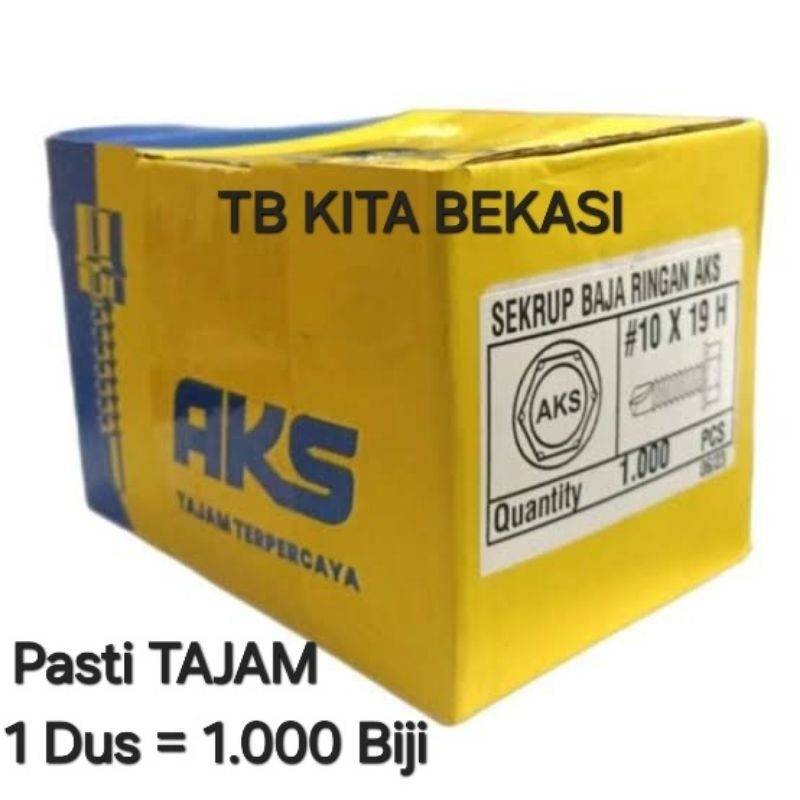 BAUT BAJA RINGAN 10X19 AKS 1 DUS / SKRUP BAJA RINGAN 10X19 AKS 1 DUS / BAUT BAJA RINGAN 10X19 1 DUS
