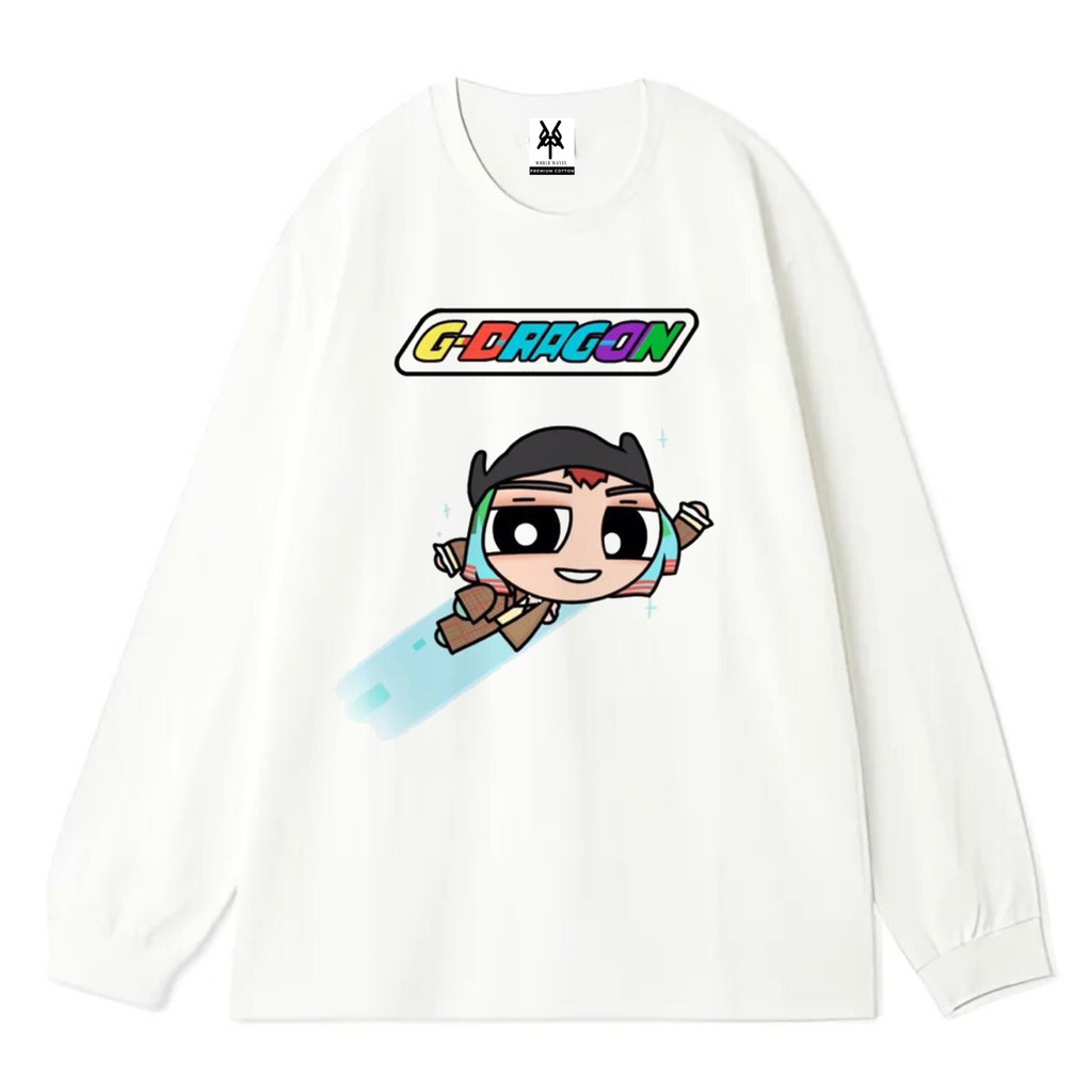 Patternmerch "G-Dragon power" Oversize T-Shirt | Longsleeve Oversized | Kaos