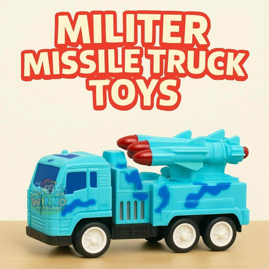 TOYSLAND ( COD ) Mainan Anak Lakilaki dan Perempuan Truck Tank Militer model kit military Missile Tr