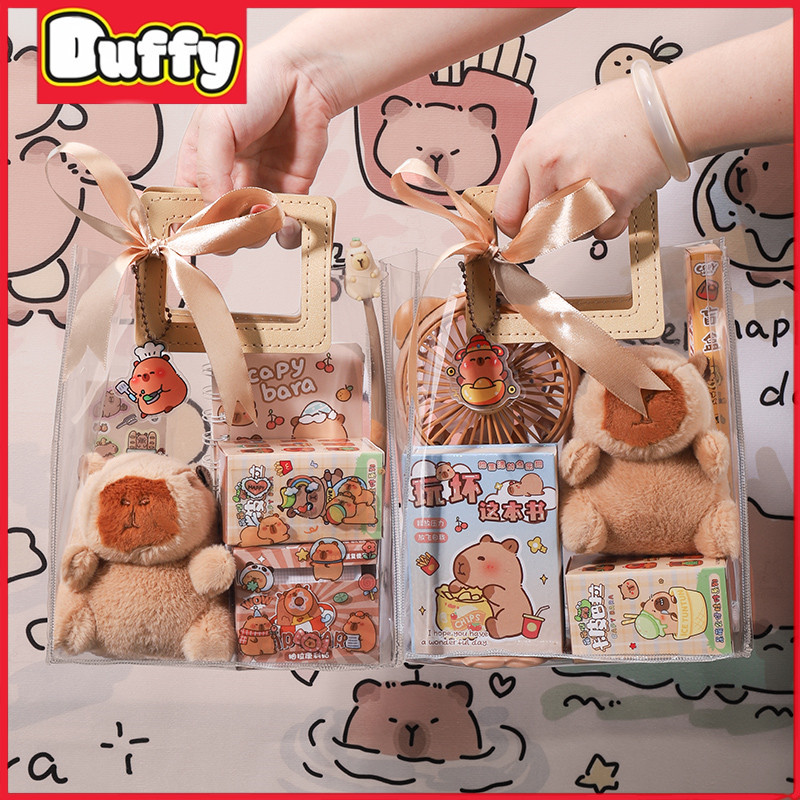 

Duffy toys Set Alat Tulis Capybara / Hadiah Kembali ke Sekolah / Hadiah Kelulusan / Hadiah Ulang Tahun / Hadiah Penghargaan Siswa / Tas Hadiah Alat Tulis Capybara