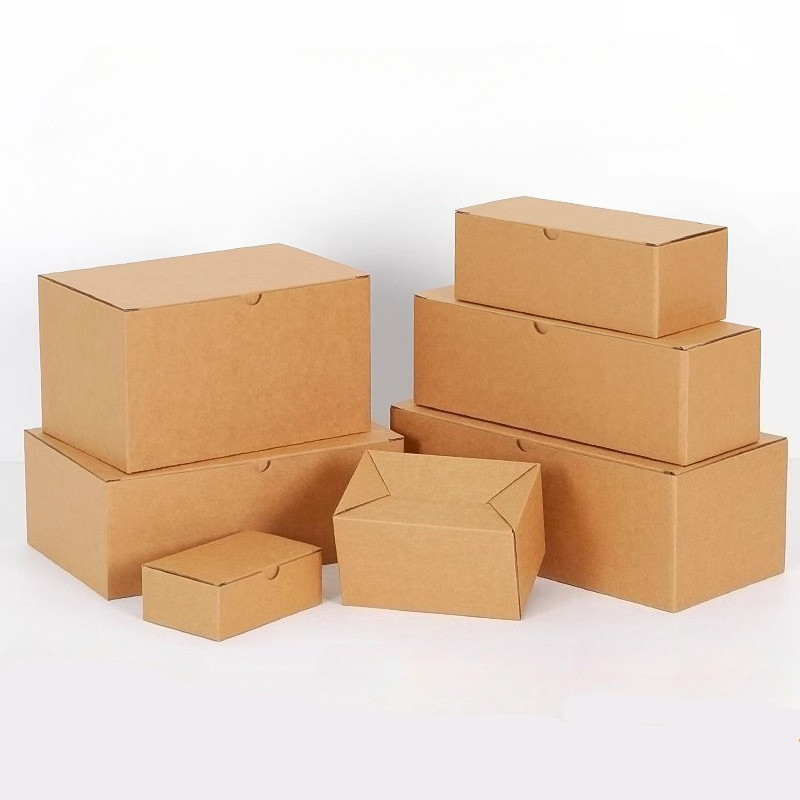 

20pcs/lot Folding Corrugated Paper Box Mailing Shipping Gift Box Cardboard For Business Shipping Express Packaging Box