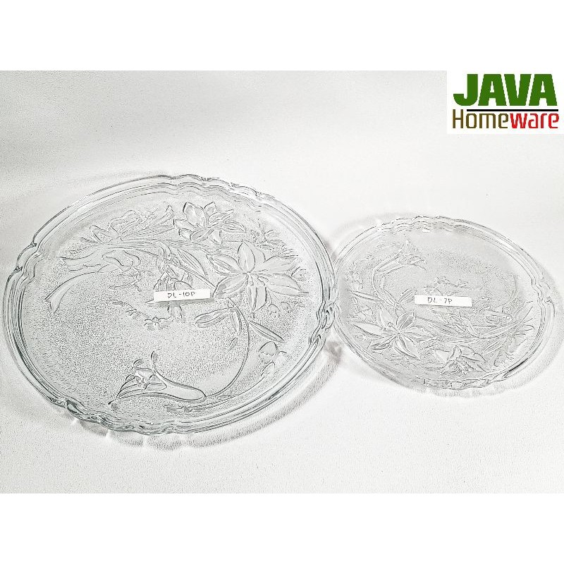 PIRING SAJI KACA (12bj ) | PIRING KUE | PIRING KACA SAJI KUE | PIRING CEPER JUMBO | PIRING AESTHETIC