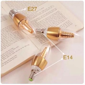 Lampu LED Candle Bohlam Candle 5 watt e27 e14