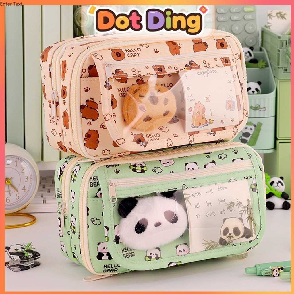 

[DOTDING] ‌Celana Pensil Kapibala Premium Kapasitas Besar Tempat Pensil Sekolah Kantor Bungkus Anti Nyeri Pasokan Alat Tulis