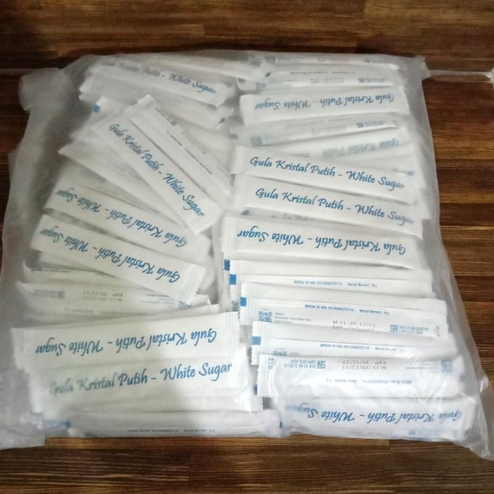 

Promo white sugar stick 250pcs (Gula stik putih)