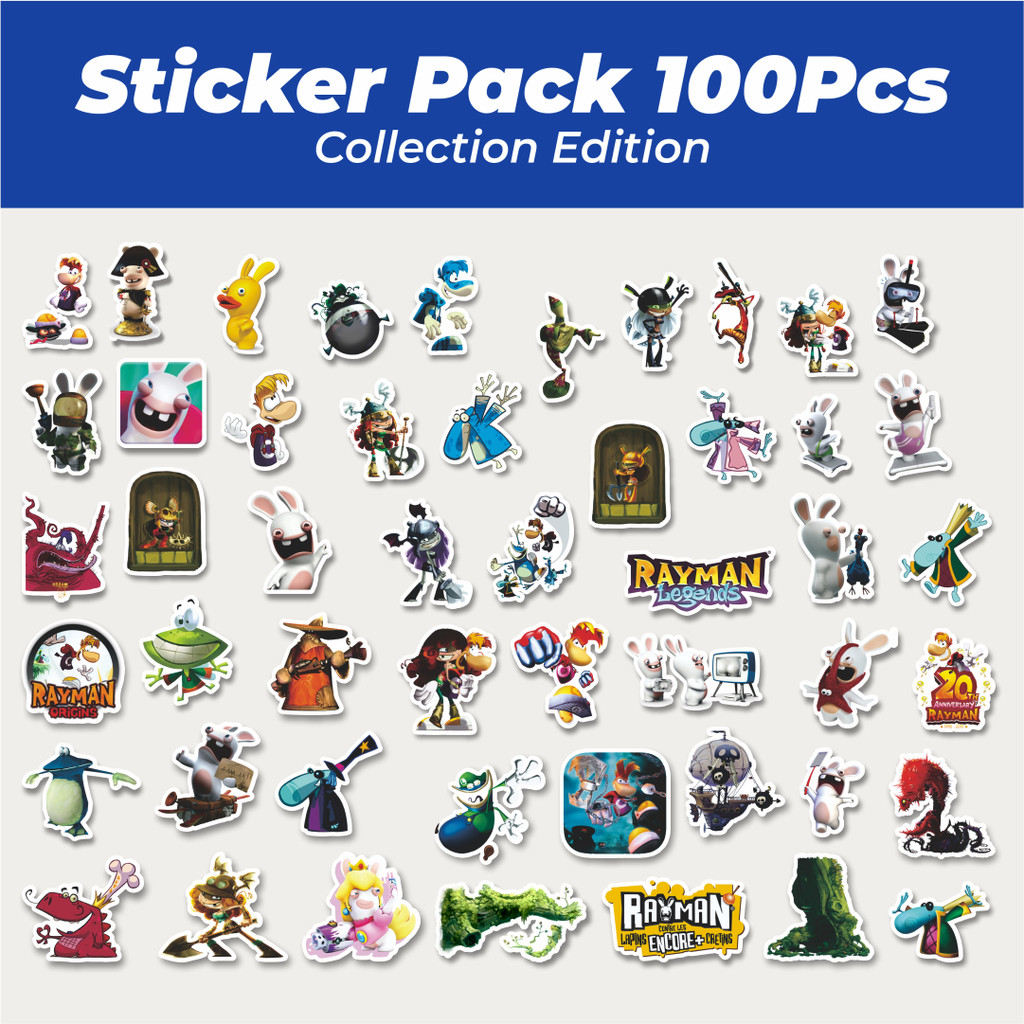 

Hot Stiker Game Series Rayman Universe Character Mix 1 Lucu Anti Air Stikers Berperekat Waterproof Sticker Decal Buat Motor Helm Buku Journal Koper Casing HP Laptop Botol Minum