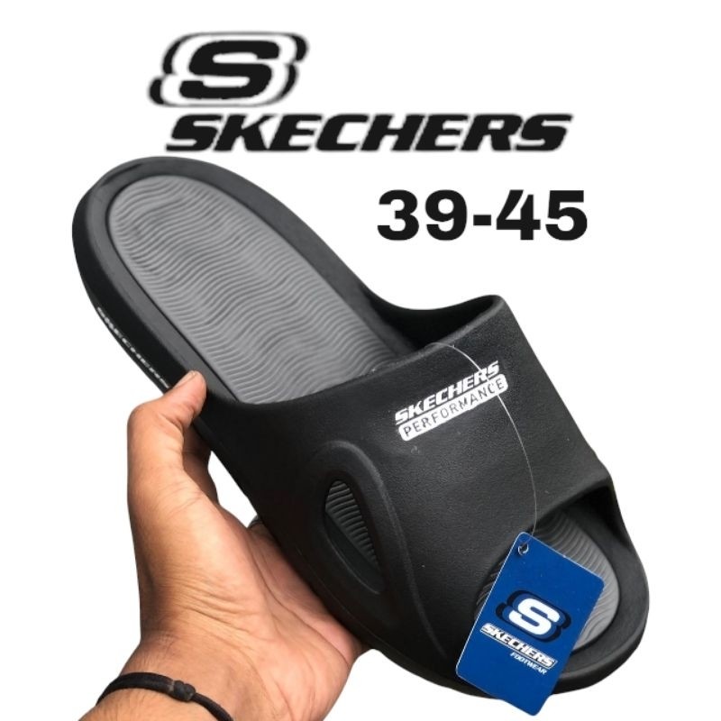 XS12QA Sandal Skechers EVA Original Sandal Pria Wanita Terbaru Sandal Slide Tahan Air