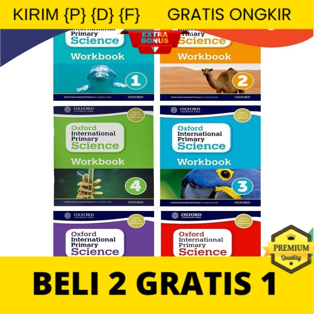 

{P} {D} {F} Cod / Ox International Primary Science Workbook 1 2 3 4 5 6 / Hitam Putih