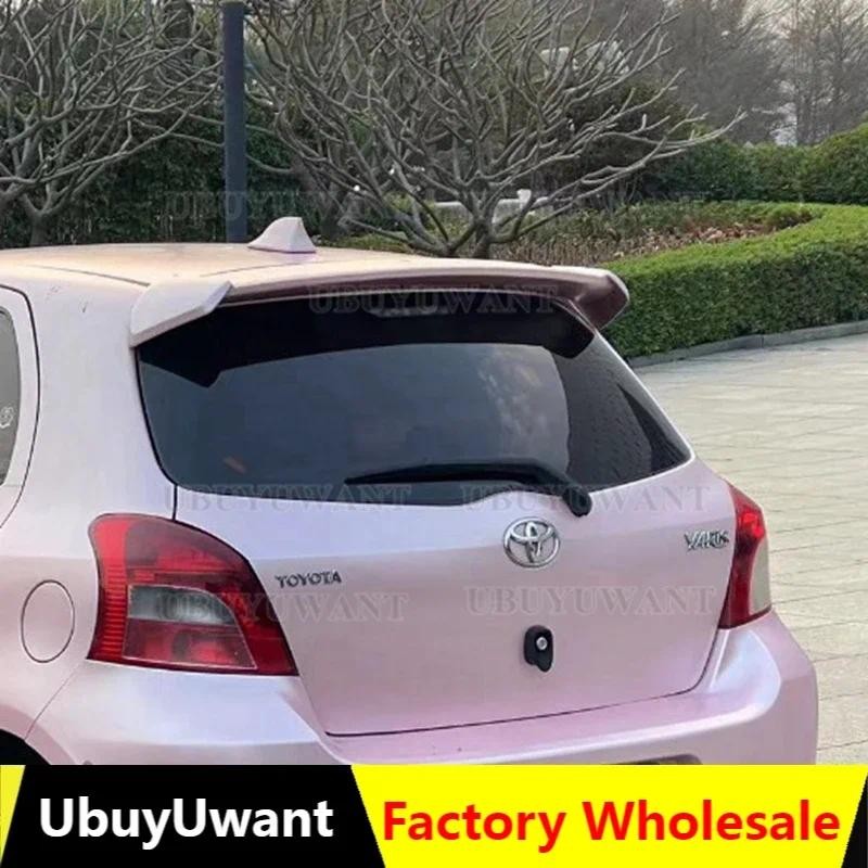 For Toyota Yaris Spoiler 2008 2009 2010 2011 Yaris RS Sport Spoiler ABS Material Car Rear Wing Prime