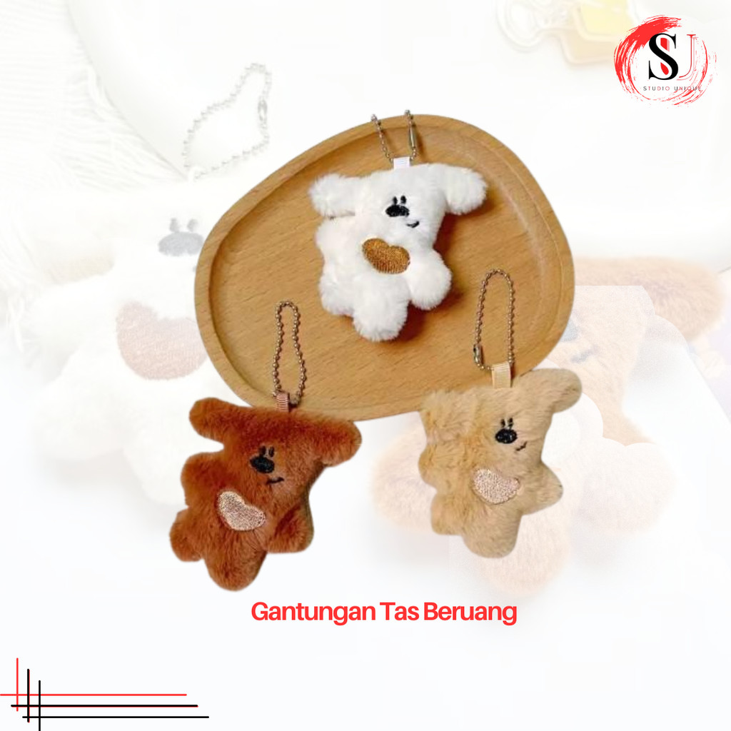 Boneka Lucu Gantungan Tas Kunci Kreatif Korea