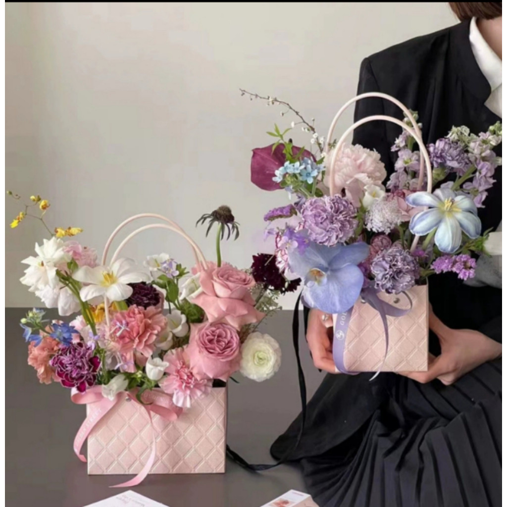 

Ivypaper - Flower Packing Paper Bag Gift Box Tas Bouquet Flower Handbag BloomBag