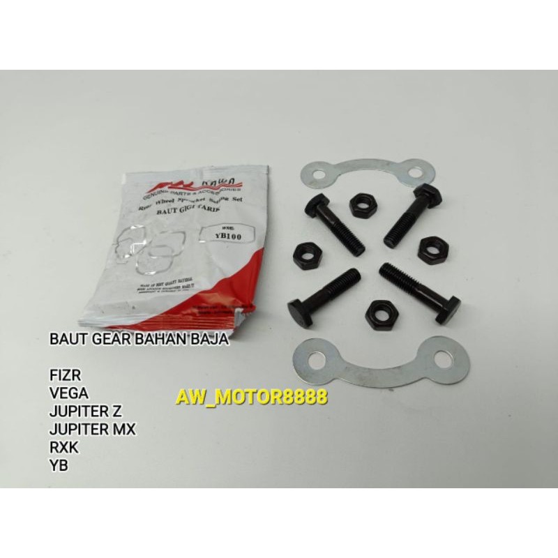 BAUT GEAR GIR BELAKANG FIZR / VEGA / JUPITER Z / JUPITER MX / RXK / YB100 (KAWA)