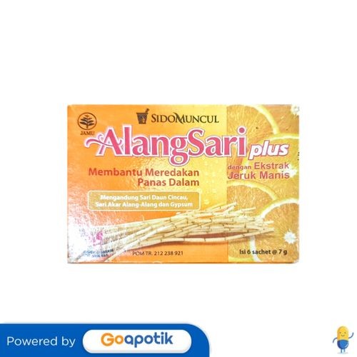 

Alang Sari Plus Jeruk Manis 7 Gram Box 6 Sachet