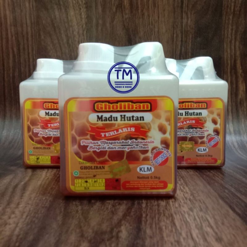 

ORIGINAL Madu Gholiban 500GR Madu KLM Hutan Gholiban Original Bersegel Resmi.