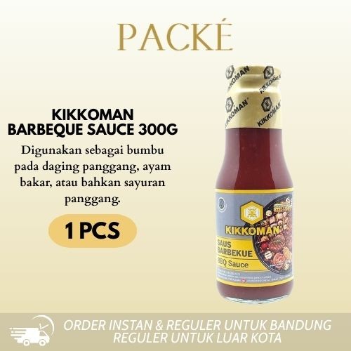 

Kikkoman BBQ sauce Halal Saus Barbeque [300g]