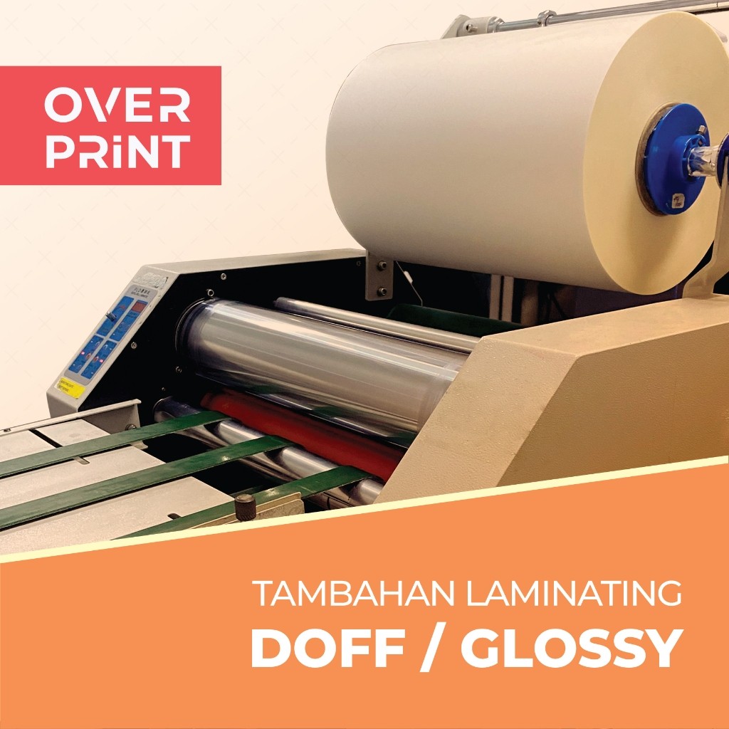 

Tambahan Biaya Laminating Kilat ( Glossy ) / Doff ( Matte ) Untuk Poster/Photocard | MURAH & EXPRESS