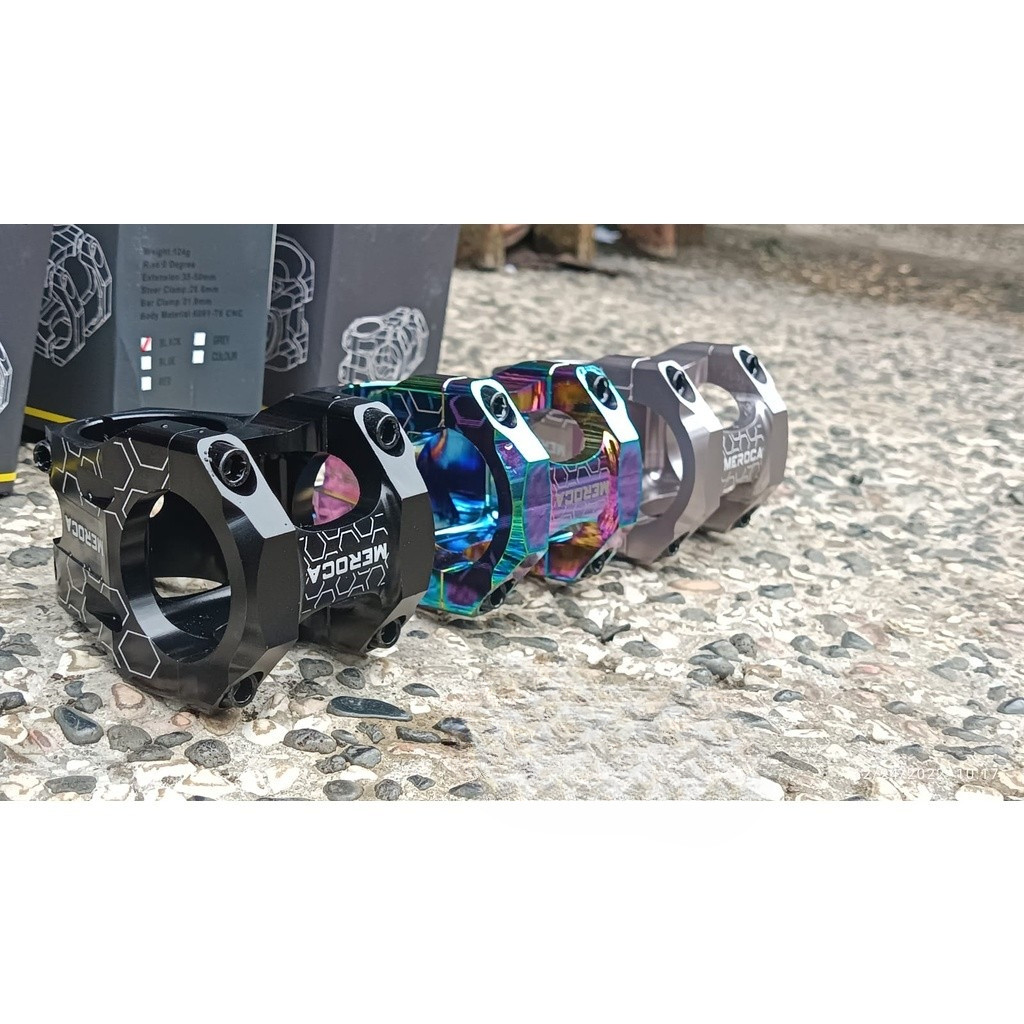 Stem Pendek Meroca 31.8 x 35mm Colorful Clamp Oversize 31.8mm Alloy Bukan Carbon Untuk Sepeda MTB Do