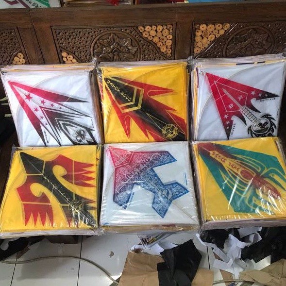 Paket 10Pcs Layangan Sukhoi Standart