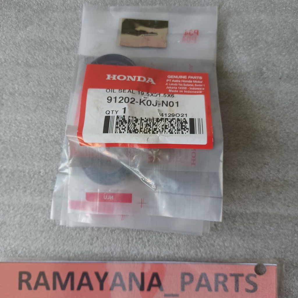 Oil Seal 19,5 X 31,5 X 6 Beat 91202K0JN01