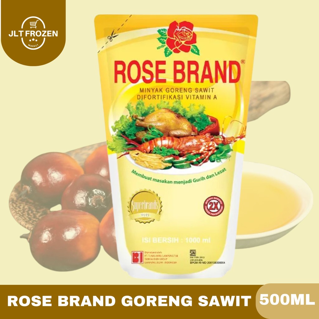 

Rose Brand Minyak Goreng / Minyak Goreng Sawit Kemasan 500ml
