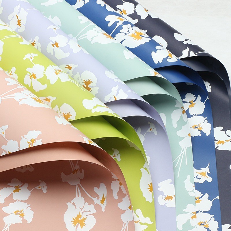 

[ 20 LEMBAR ] Flower Wrapping Cellophane Kertas Buket Bunga Hand Bouquet Florist Valantine KB6163