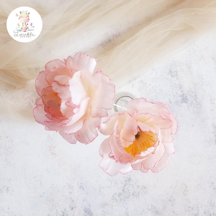 

PROMO! wafer paper flower peony LOC medium - warna 7