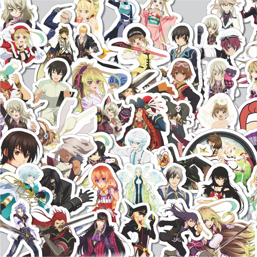 

Stiker Cutting Pack Stiker Game Series Tales Of Series Karakter Mix 2 Isi 100Pcs Series Aesthetic Lucu Keren Untuk Koper Bahan Vynil