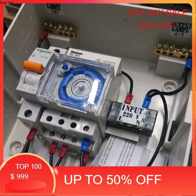 PANEL LAMPU TIMER ANALOG THEBEN SUL181H panel timer lampu