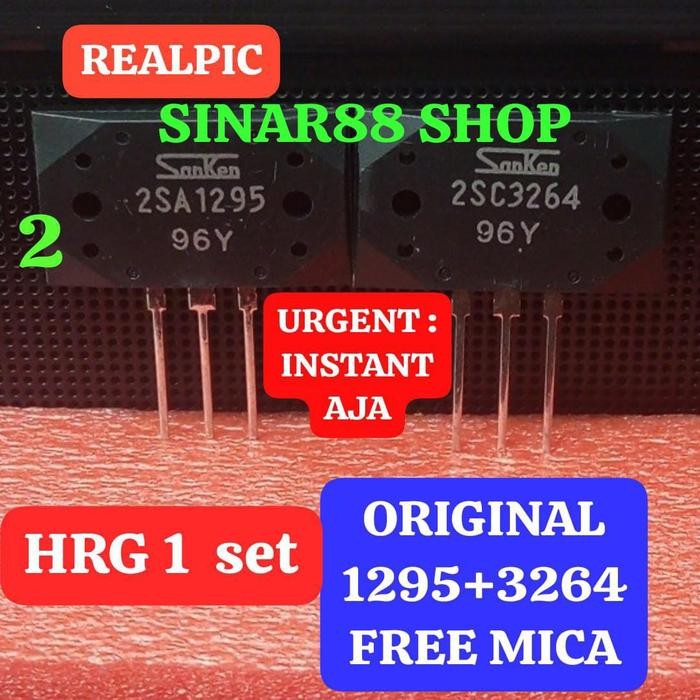 1set 2SA1295 2SC3264 2SA 2SC 1295 3264 SA1295 SC3264 SANKEN  TRANSISTO