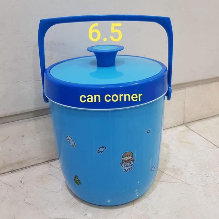 Rice Ice Bucket 6.5 Termos Nasi Termos Es Batu 6.5 Termos Nasi Mini termos este Hijau Vacuum termos 